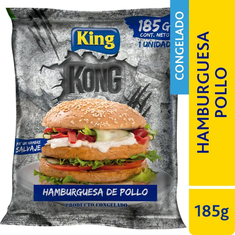 Hamburguesa King Kong 185 gr