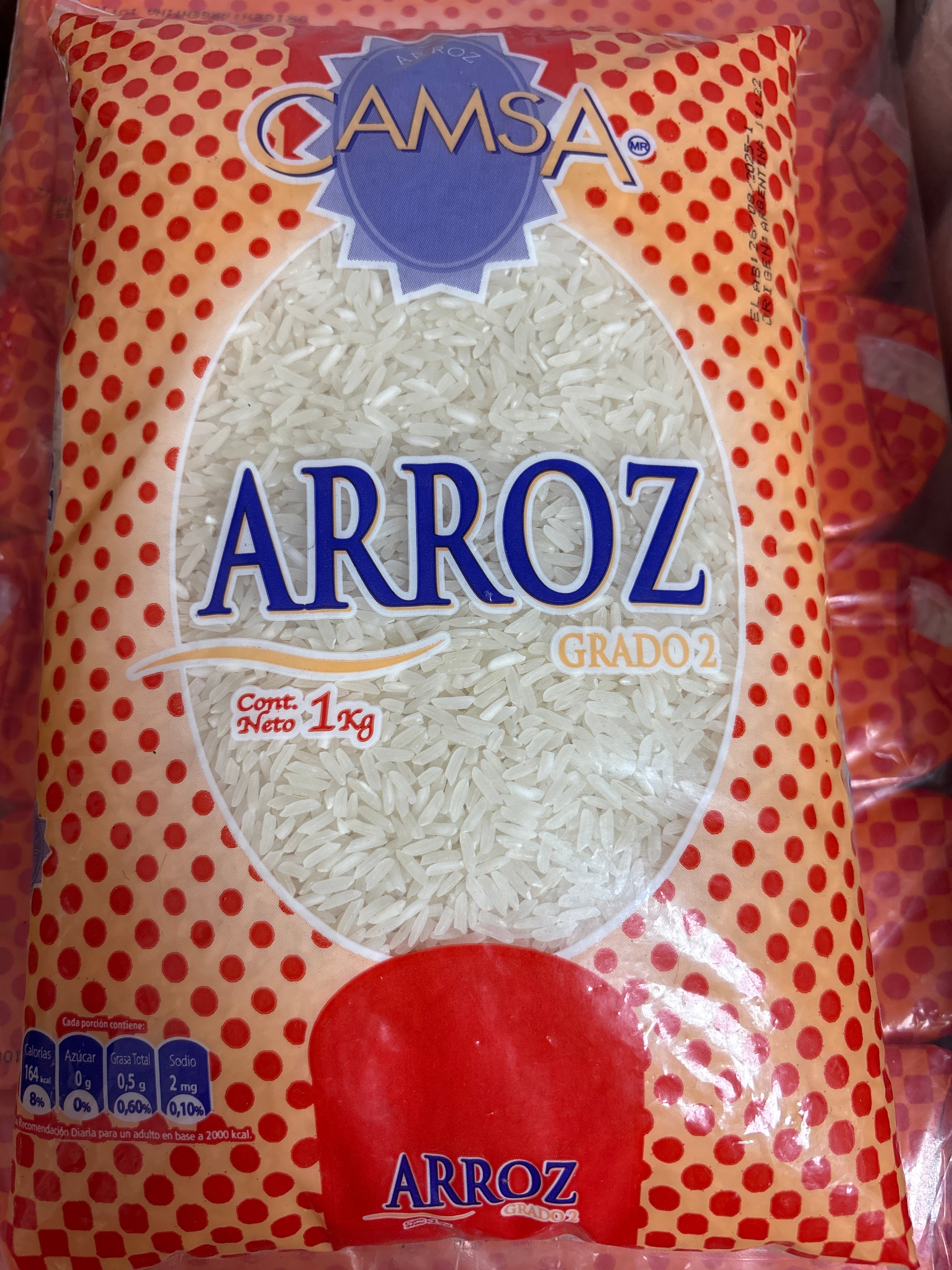 Manga Arroz grado 2 Camsa