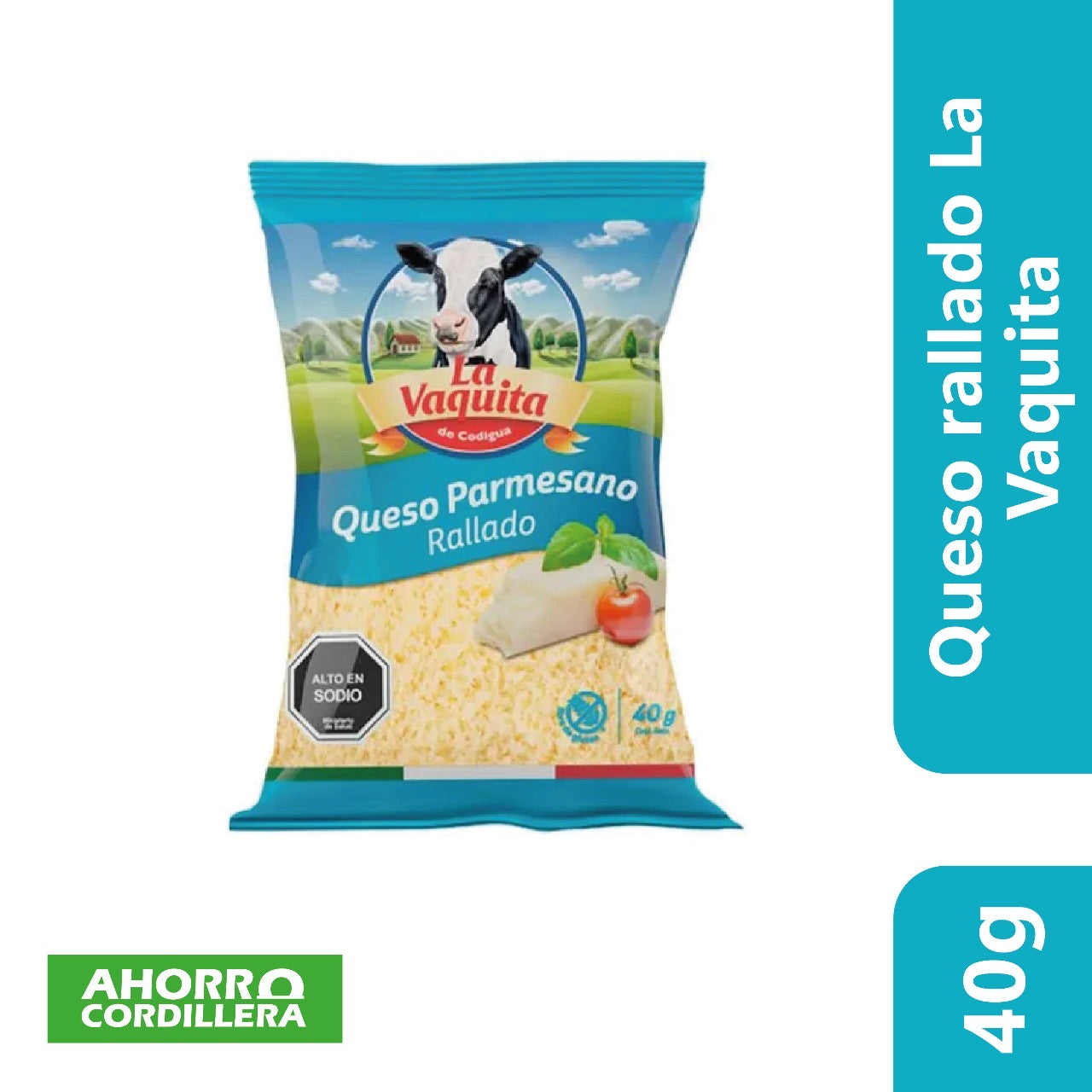 Queso rallado parmesano La Vaquitta 40 gr