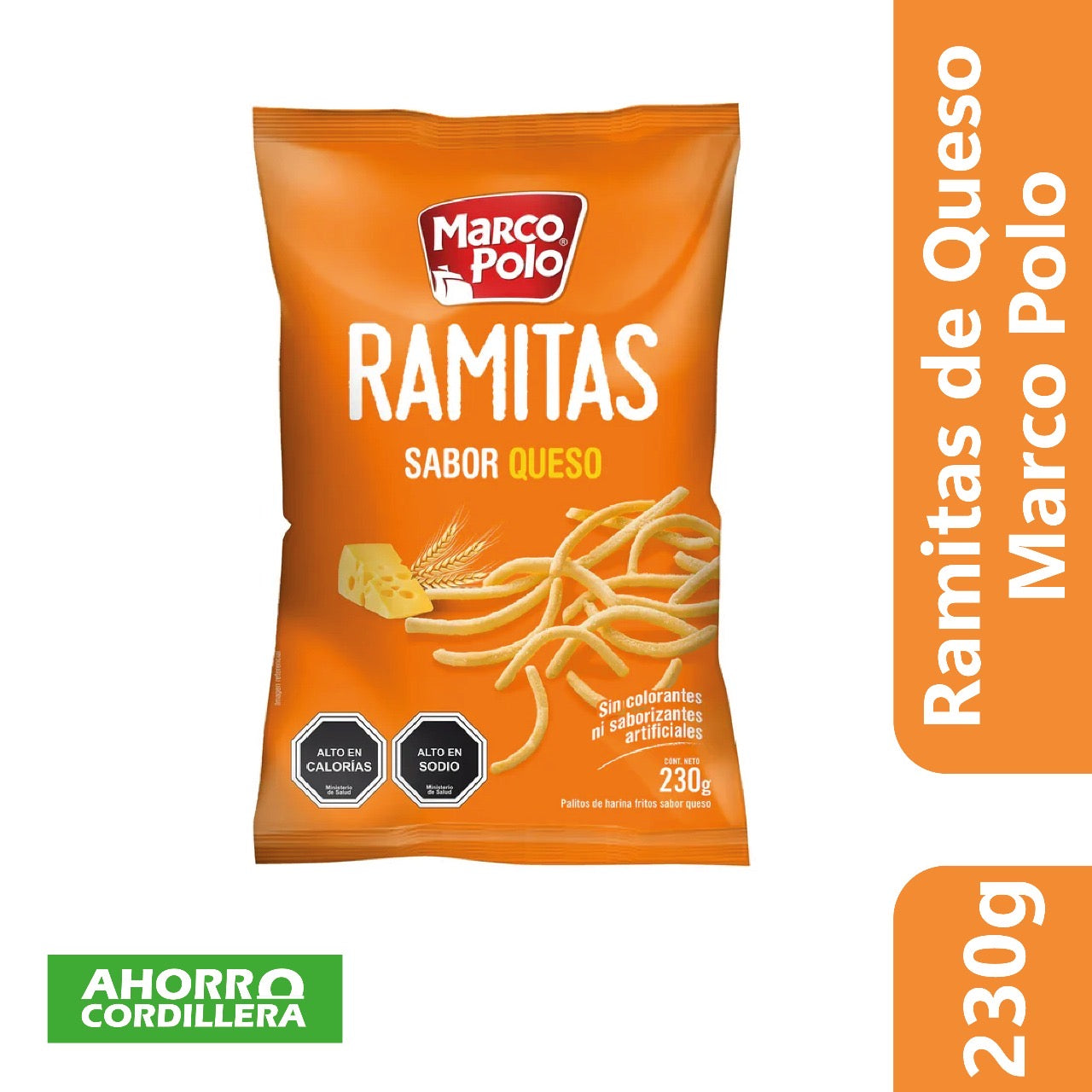 Ramitas de Queso Marco Polo 230 gr