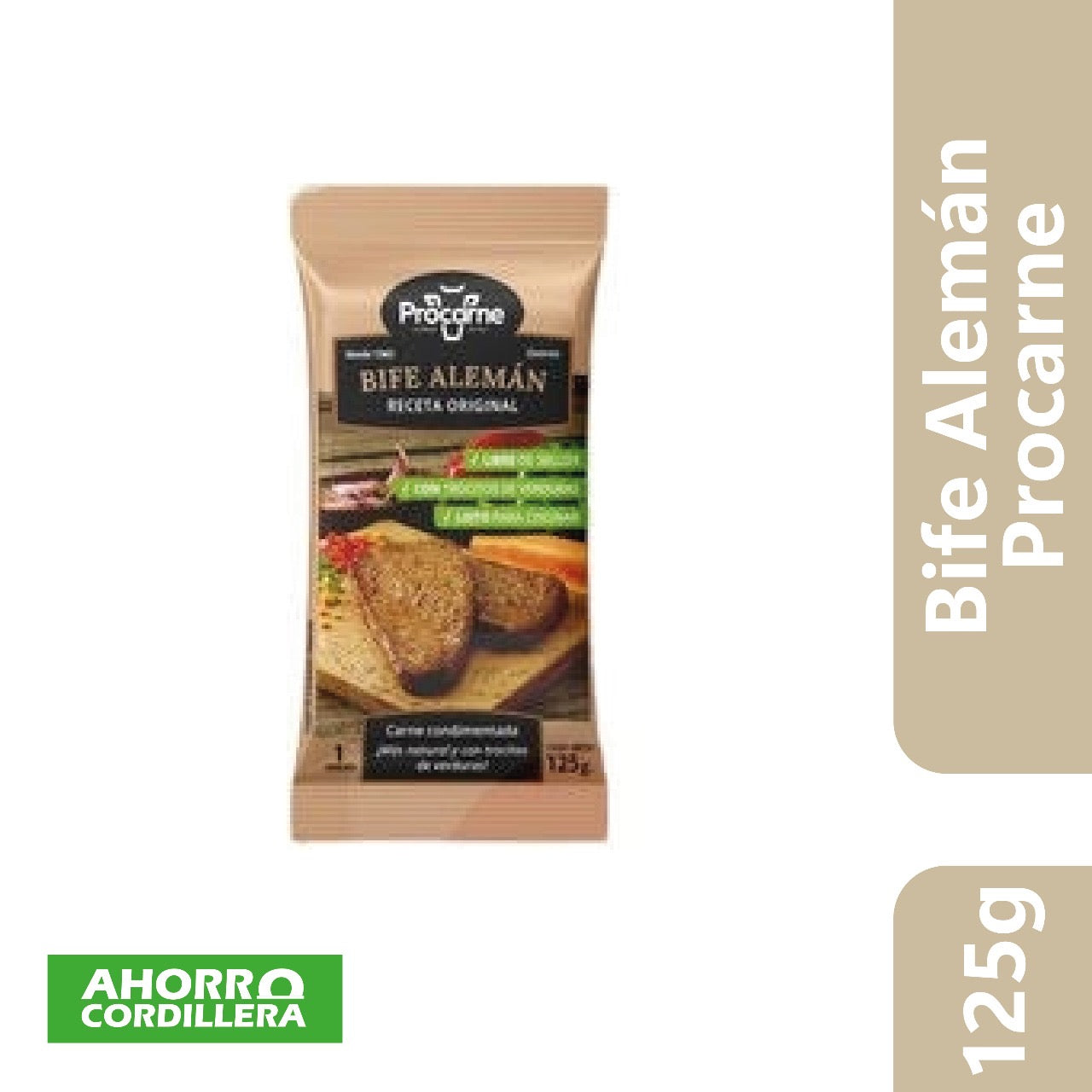Bife Aleman Procarne 125 gr