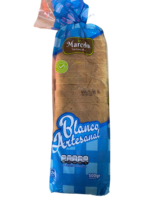 Pan molde blanco marcelo 500 gr