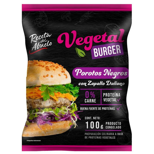Vegetal Burger Porotos negros Receta del Abuelo 100 gr