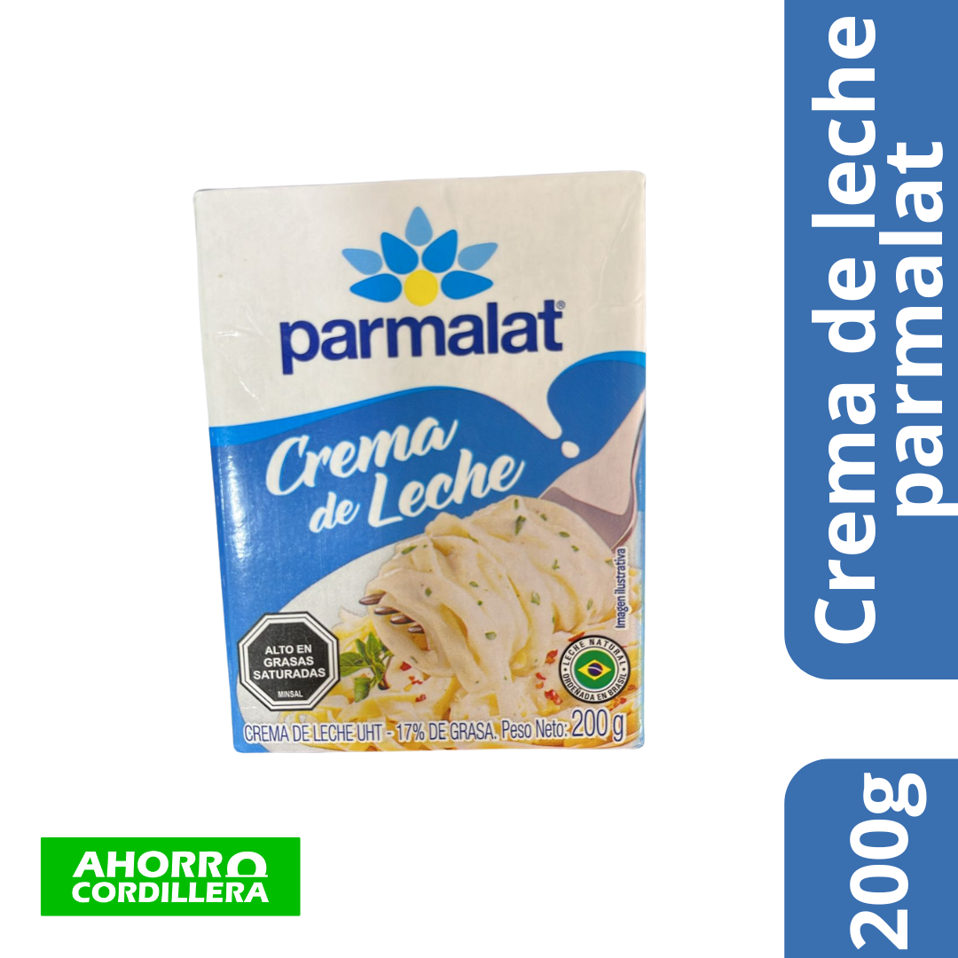 Crema de lecha parmalat 200 gr