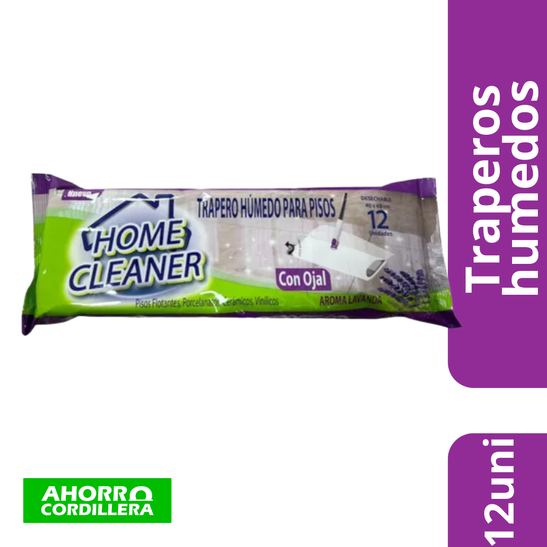 Trapero Humedo Home Cleaner lavanda 12un