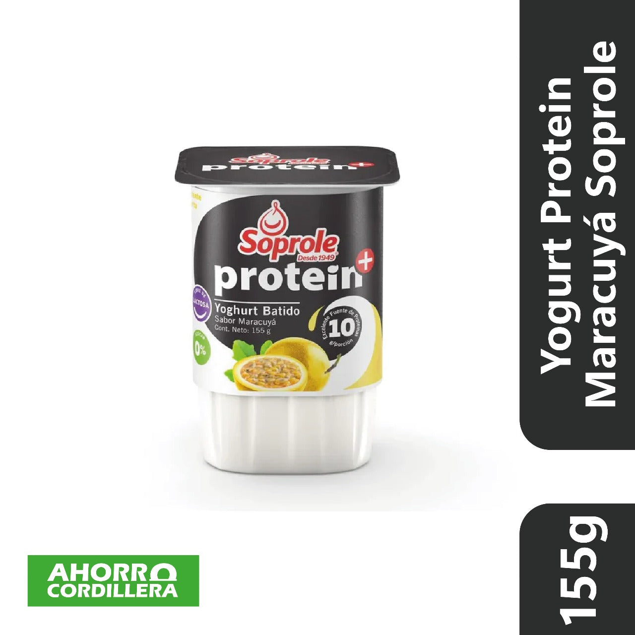 Yogurt Protein batido Maracuya Soprole 155 gr