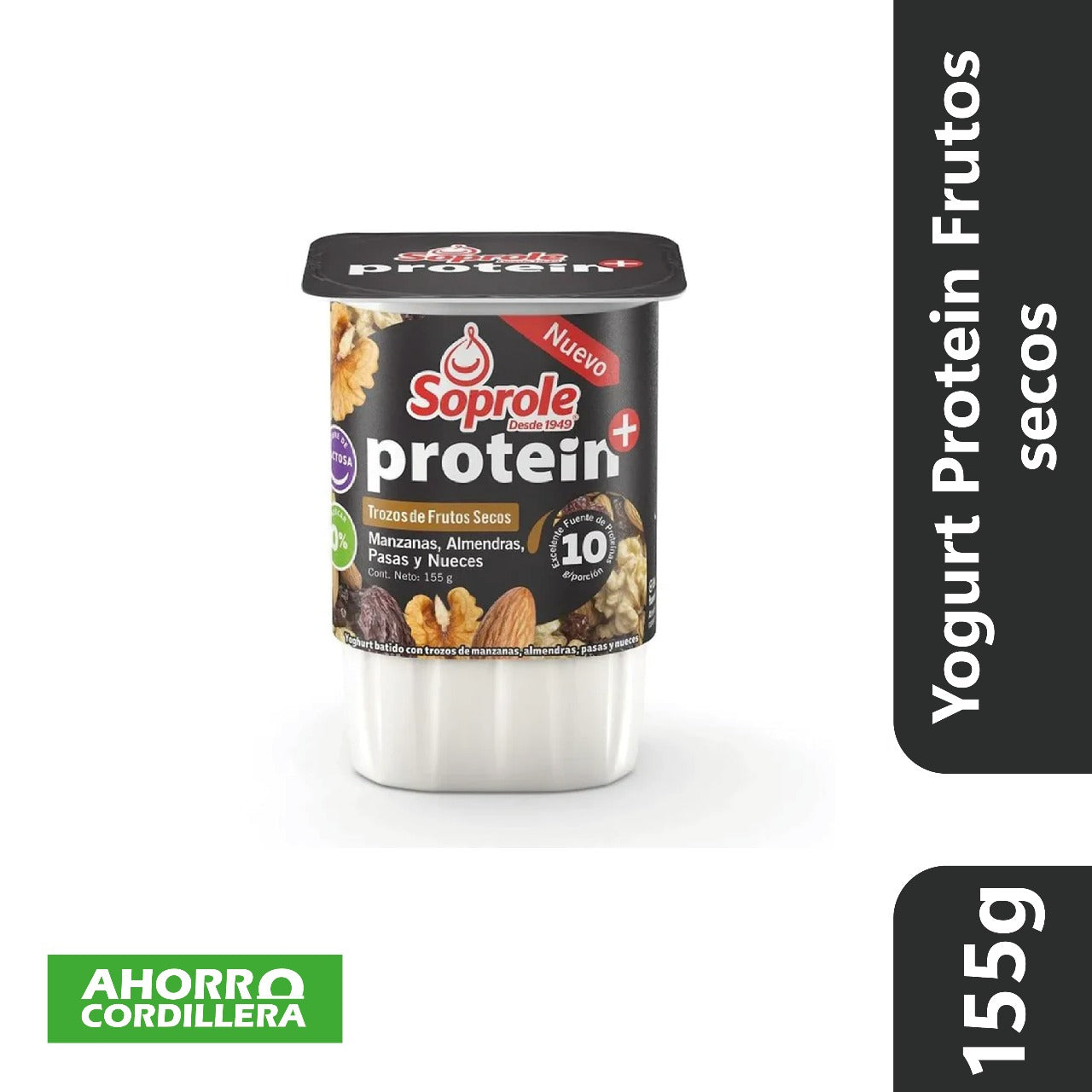 Yogurt Protein Frutos secos Soprole 155 gr