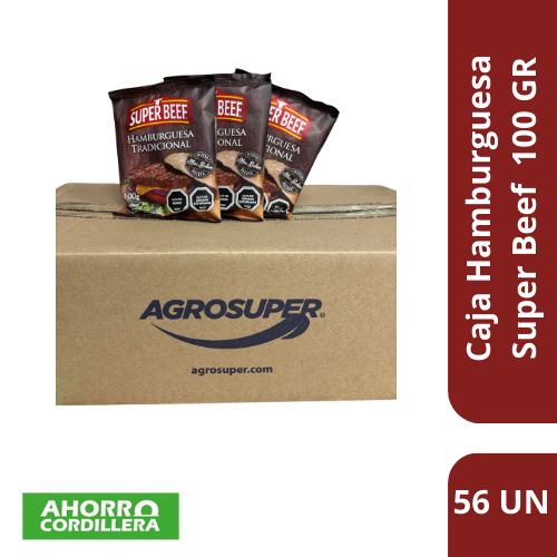 hamburguesa super Beef  100 gr