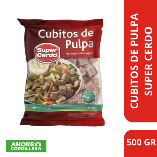 Cubitos de pulpa Super Cerdo 500 GR