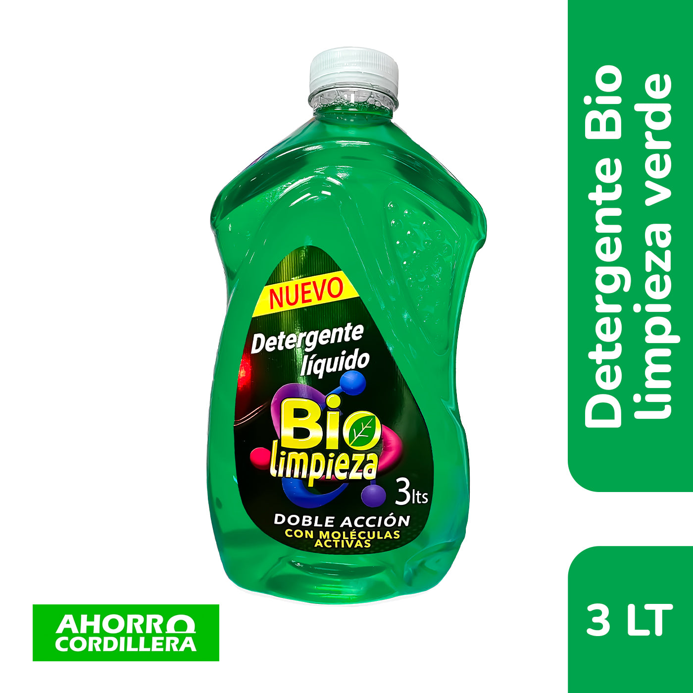 Detergente bio limpieza verde 3Lts.