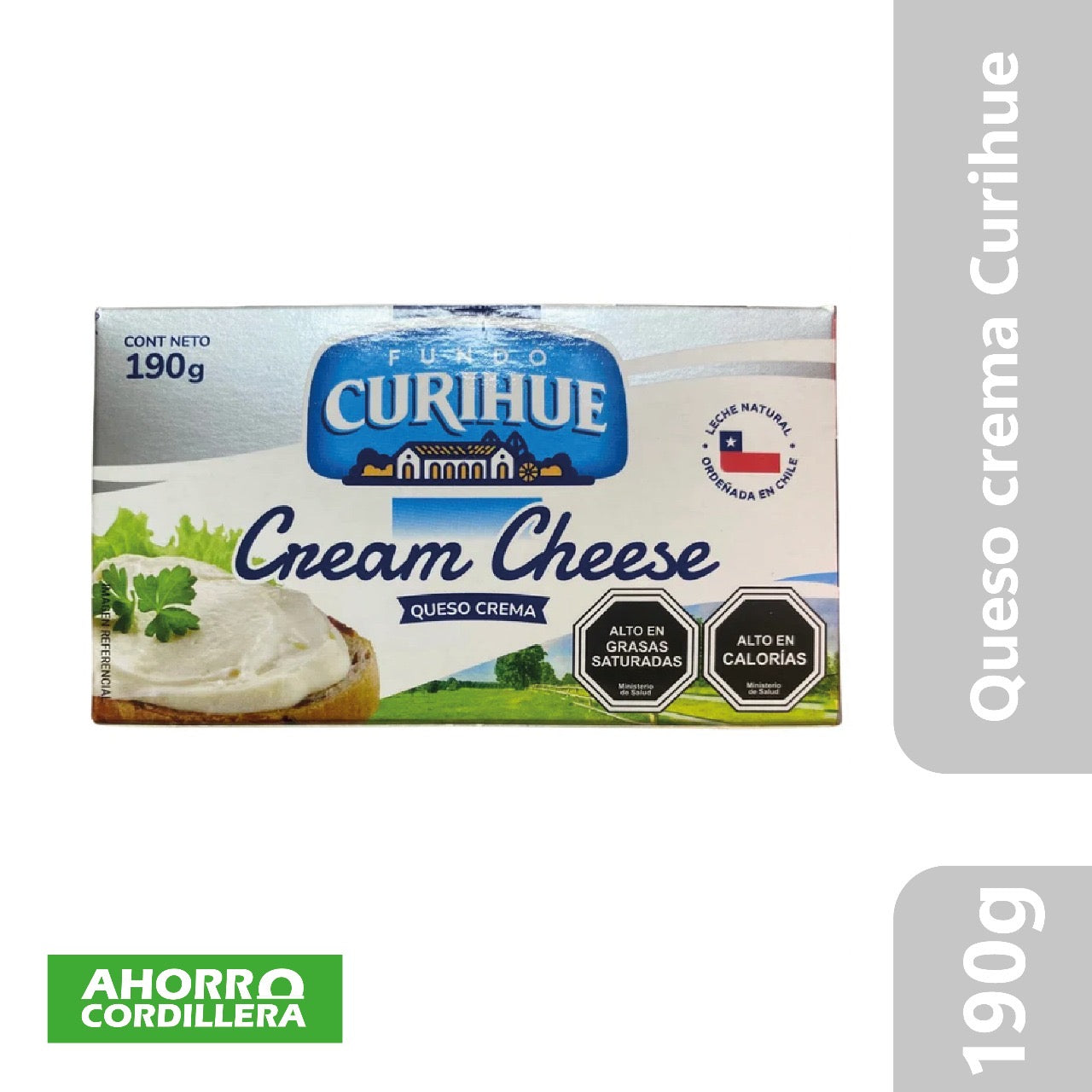 Queso crema Curihue 190 gr