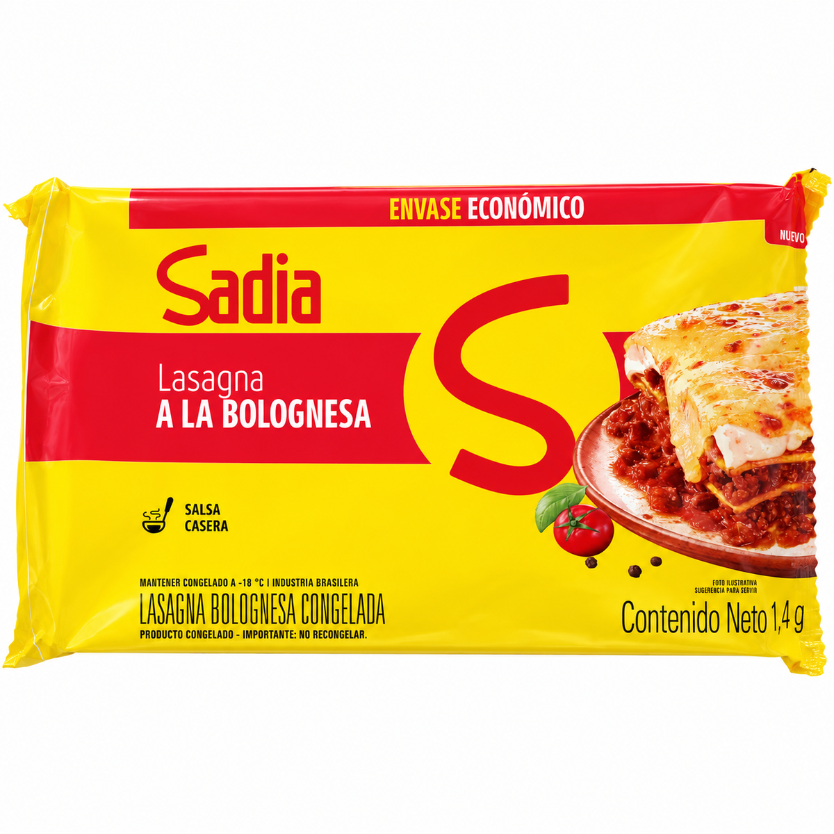 Lasaña a la Boloñesa Sadia 1.4 kg