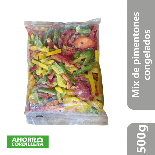 Mix de pimentones congelados Verdelicias 500 gr