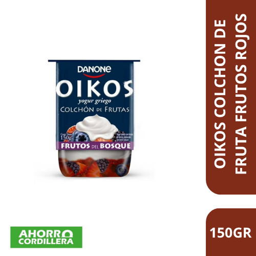 Yogurt Oikos Colchon de fruta frutos del bosque 150 gr