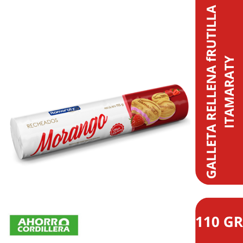 Galleta rellena Frutilla Itamaraty 110 gr