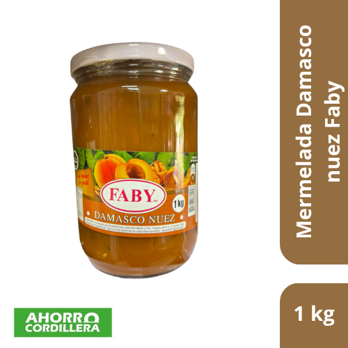 Mermelada Damasco Nuez Faby 1 kg