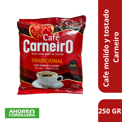 Cafe molido y tostado Carneiro 250 gr