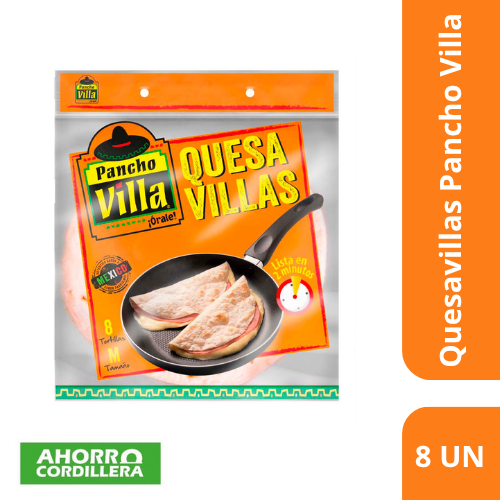 Quesavillas Pancho Villa 8 Unidades