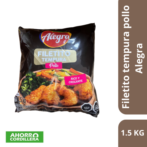 Filetito pollo tempura 1.5 Kg