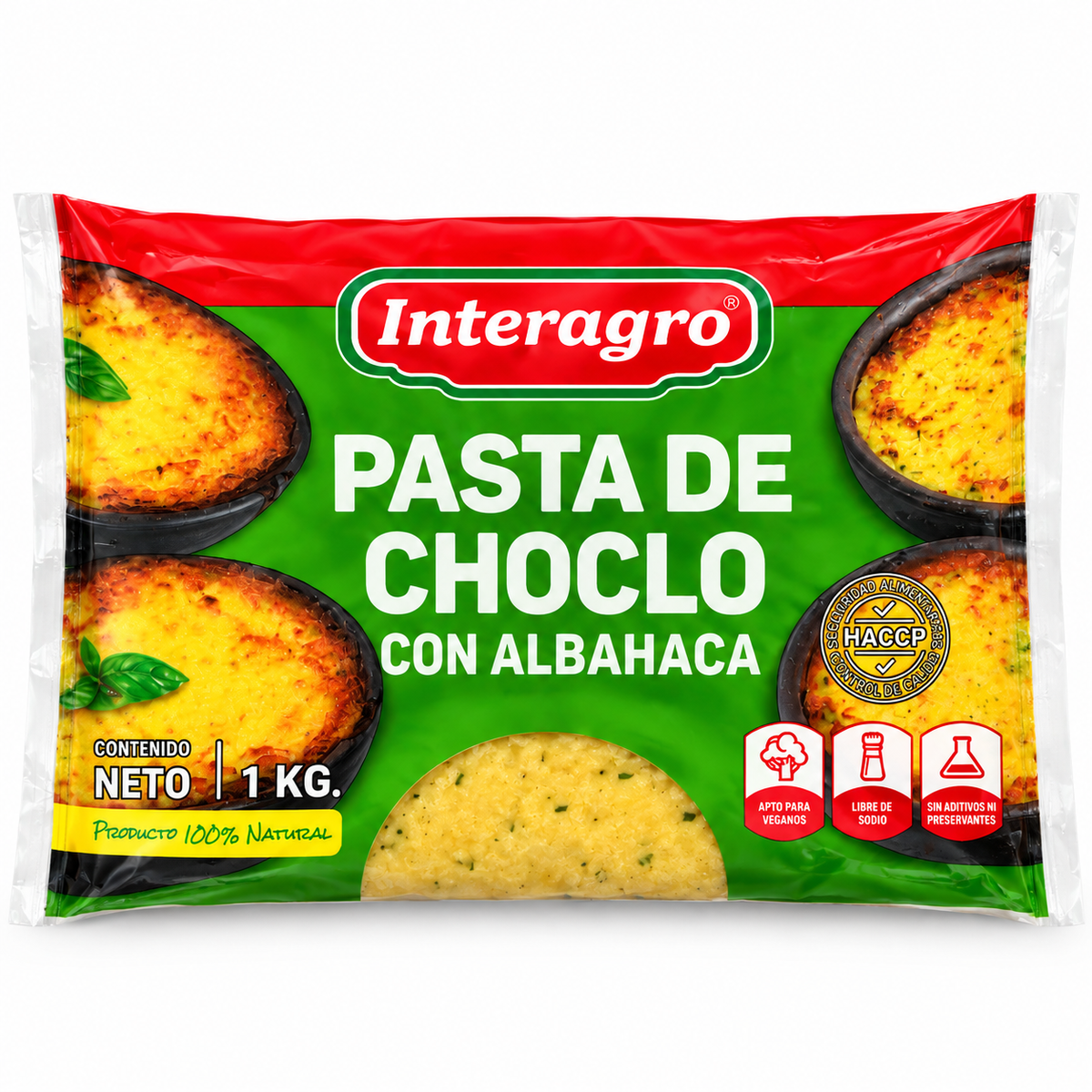 Pasta de choclo con Albahaca Interagro 1 Kg