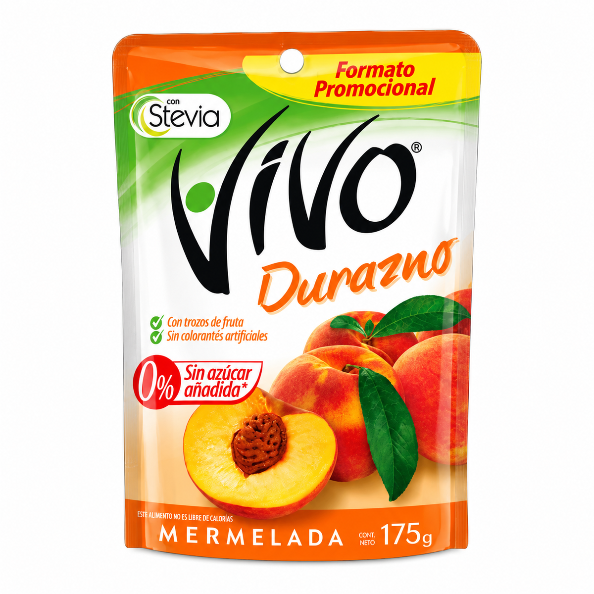 Mermelada Vivo Durazno 175 gr