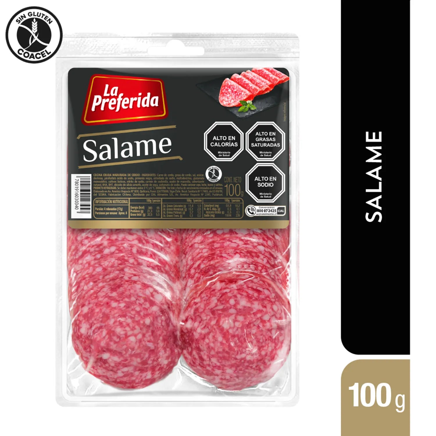 Salame La Preferida 100 Gr