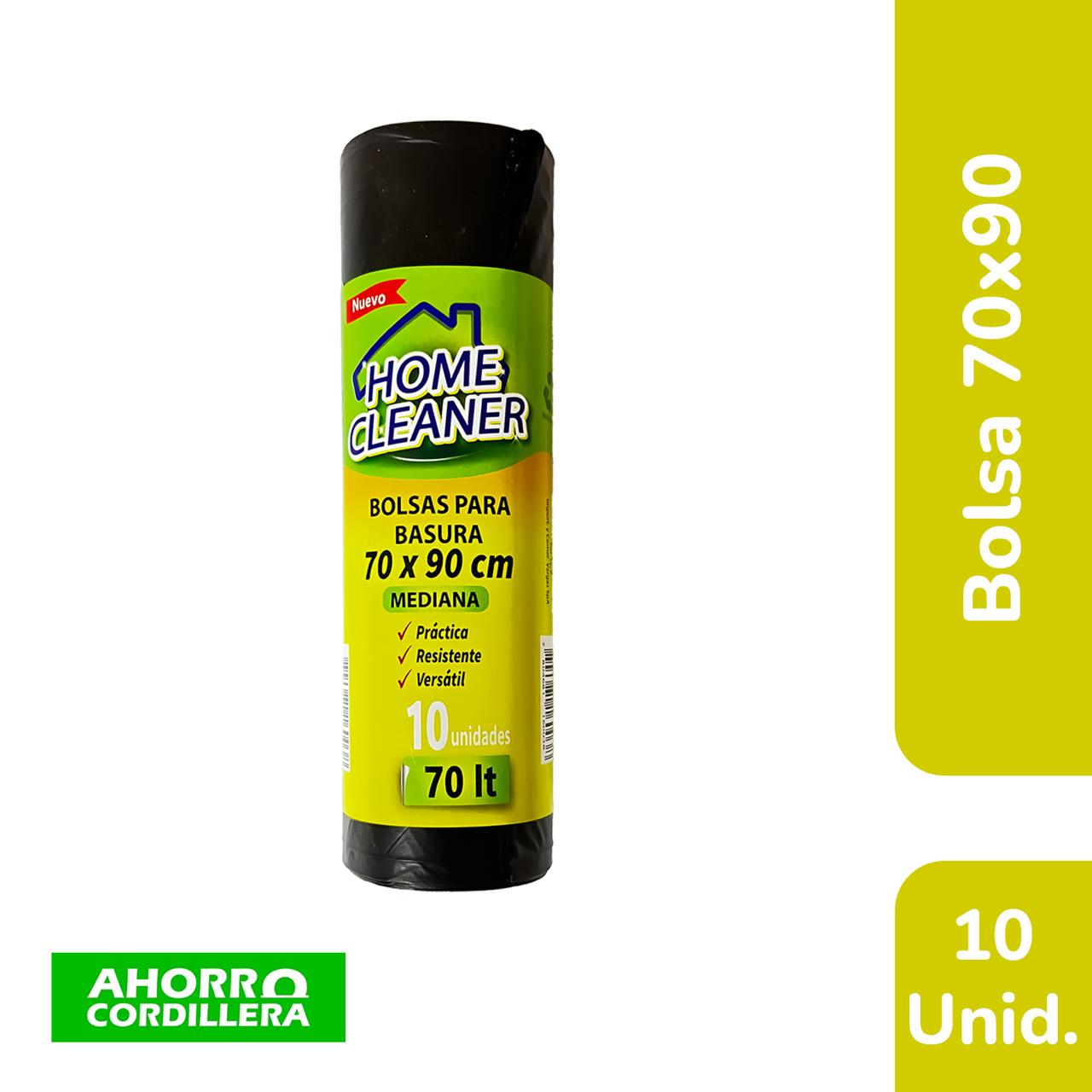 Rollo Bolsa de Basura Home Cleaner 70x90 70Lts 10un