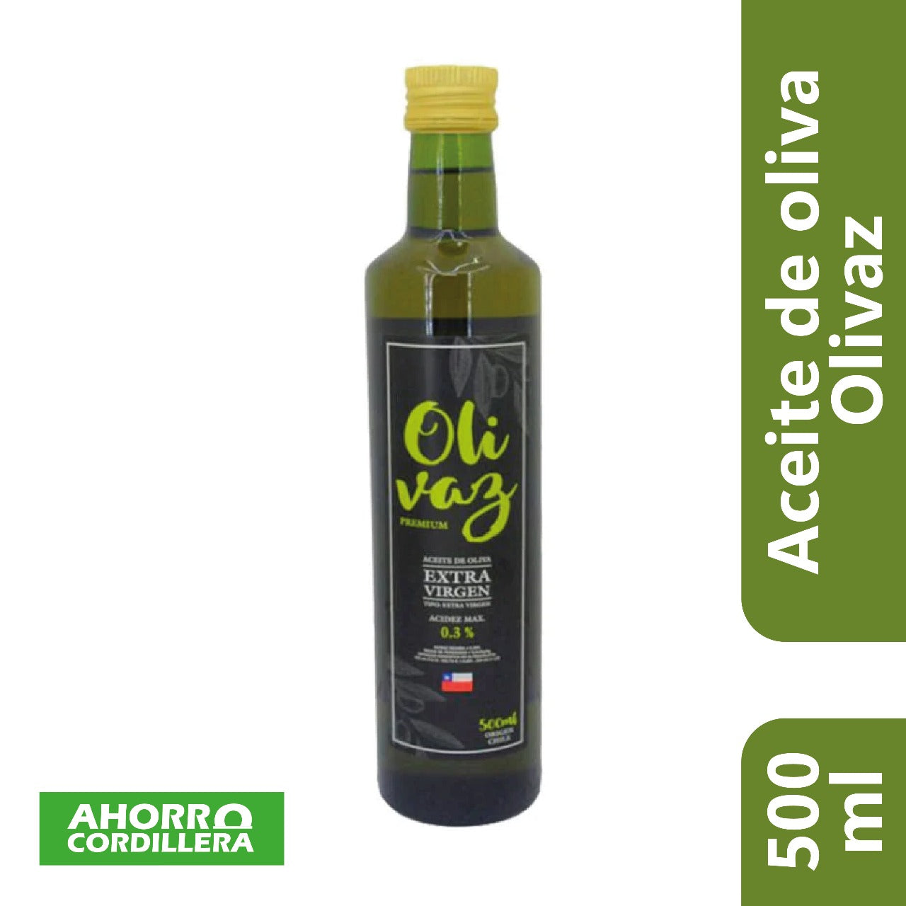 Aceite Oliva Olivaz  0,3 Acidez Max.  500 ml
