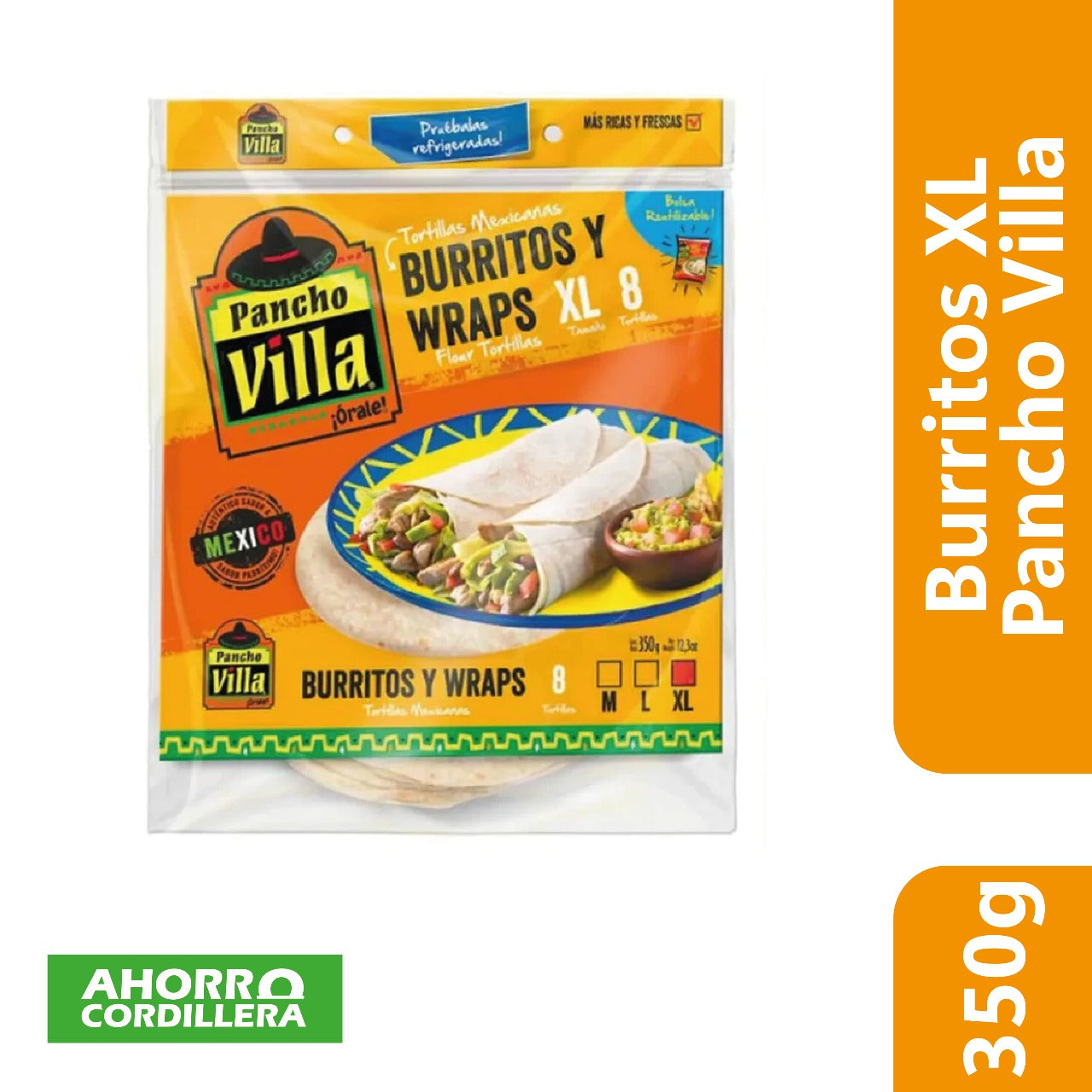 Burritos XL Pancho Villa 350 gr