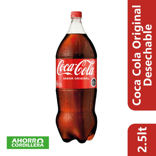 Coca-Cola original 2.5lt Desechable