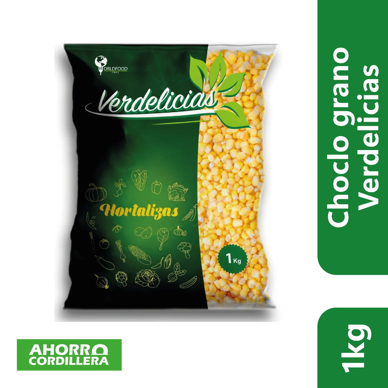 Choclo grano congelado Verdelicias 1kg