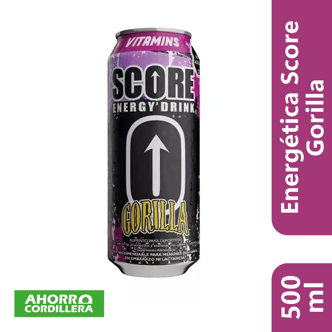 Energética Score Gorilla 500ml
