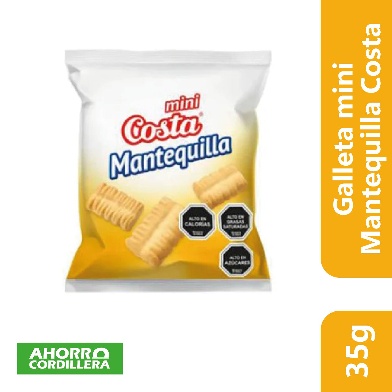 Galleta mini Mantequilla Costa 35 gr