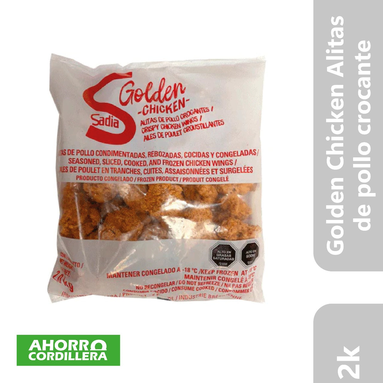 Golden Chicken Alitas de pollo crocante 2 kg