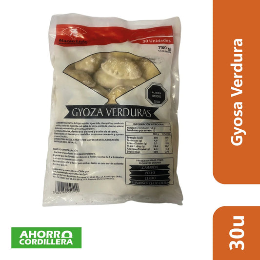 Gyoza Verdura 780 gr (30 Unidades)