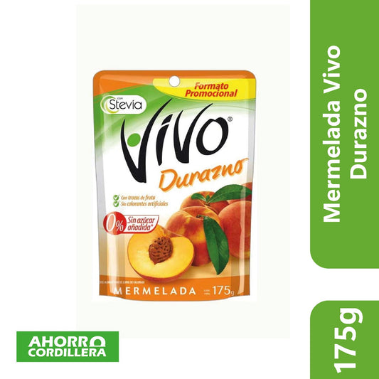 Mermelada Vivo Durazno 175 gr