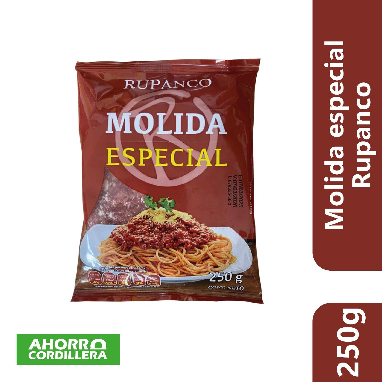 Molida especial Rupanco 250 gr