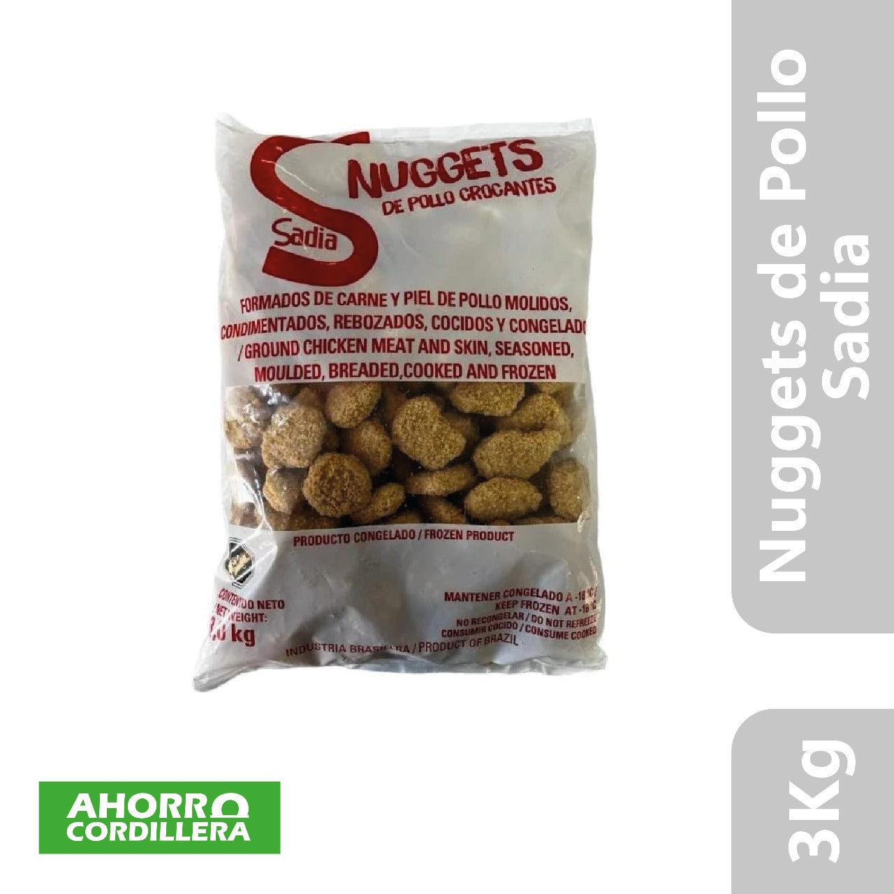 Nuggets de Pollo Sadia 3 kg