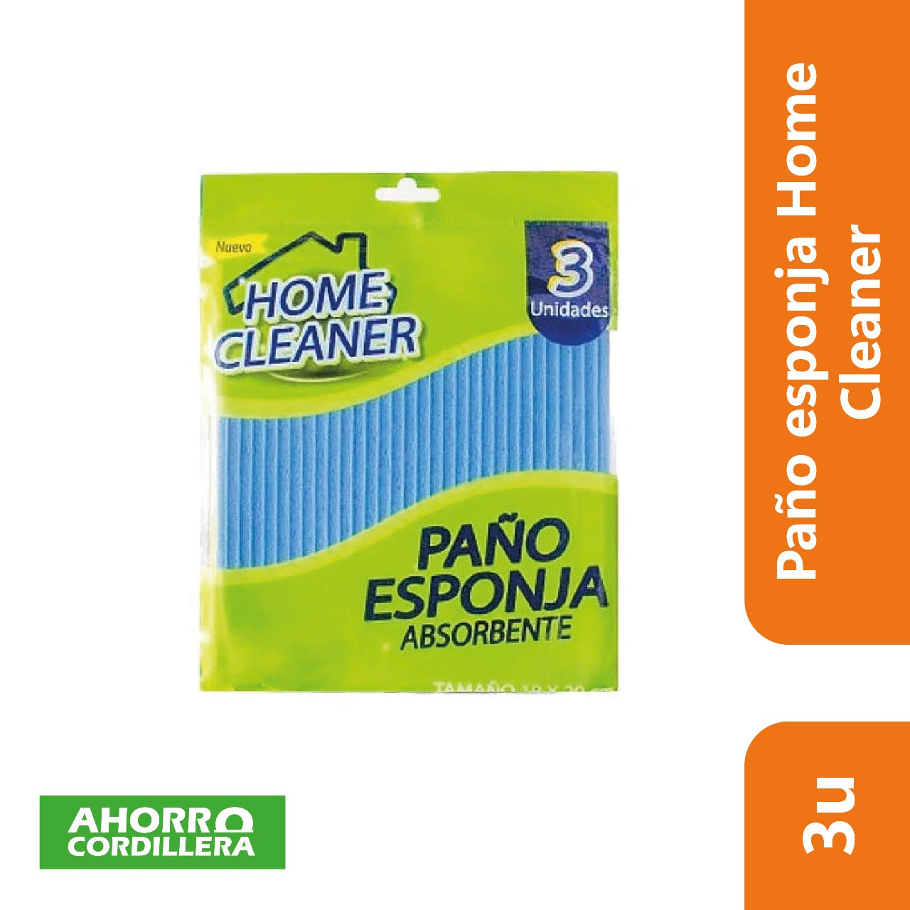 Paño esponja Home Cleaner 3 Unidades