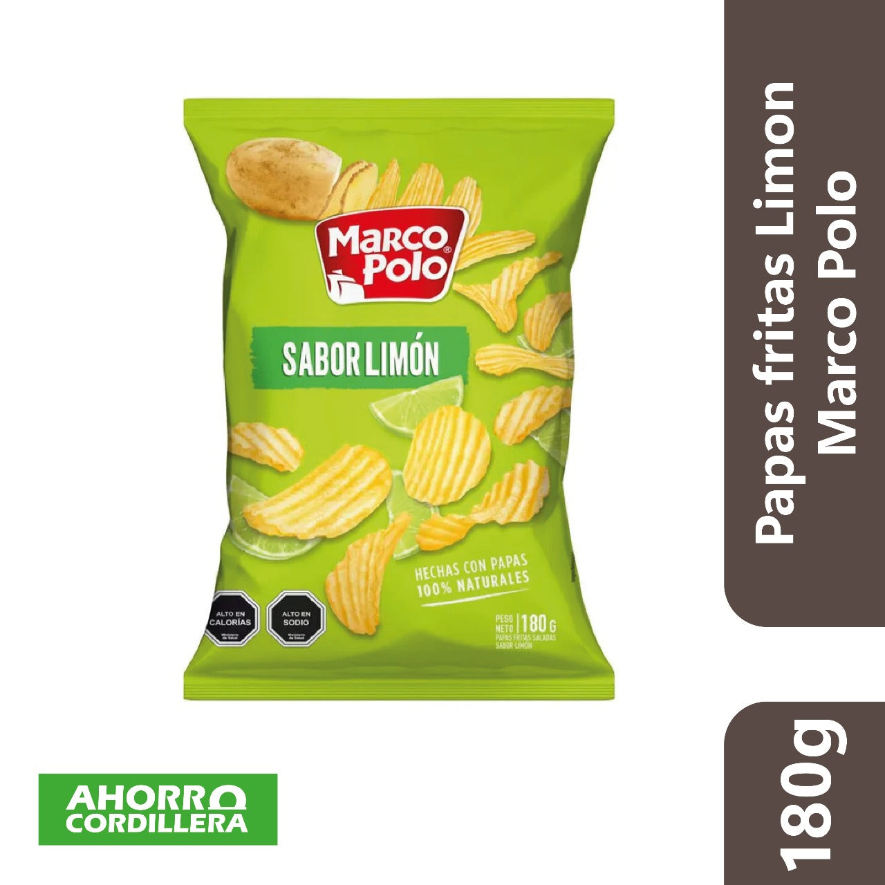 Papas fritas Limon Marco Polo 180 gr