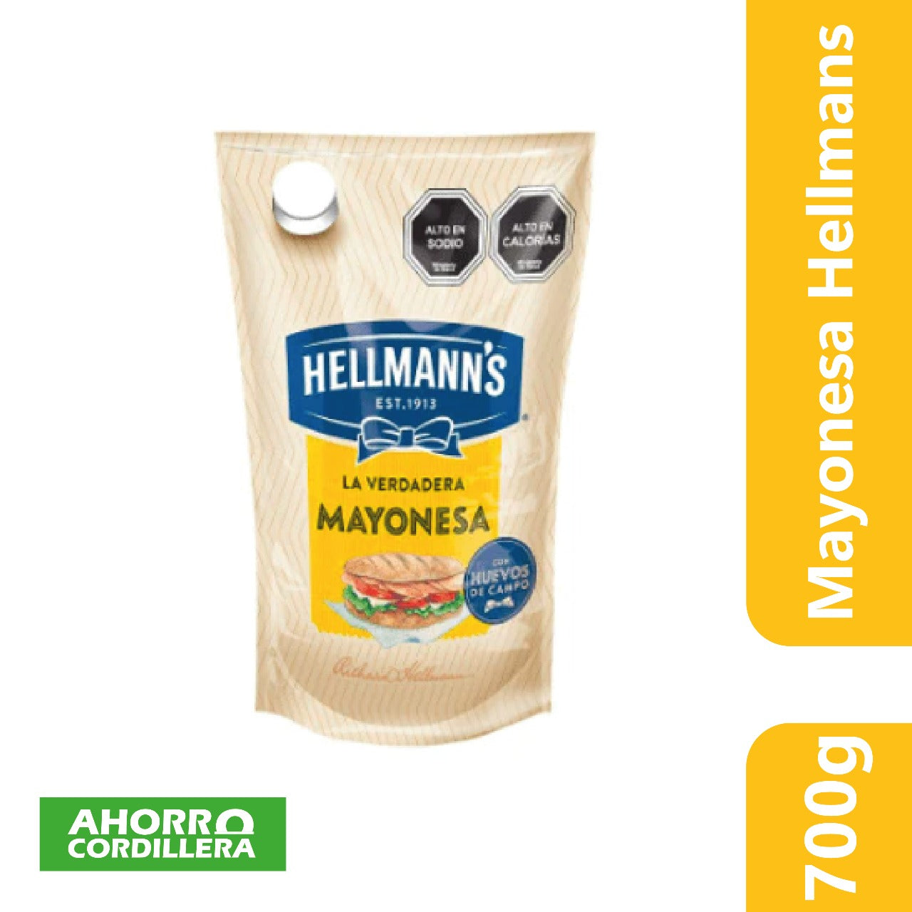 Mayonesa Hellmanns Doypack 670 gr