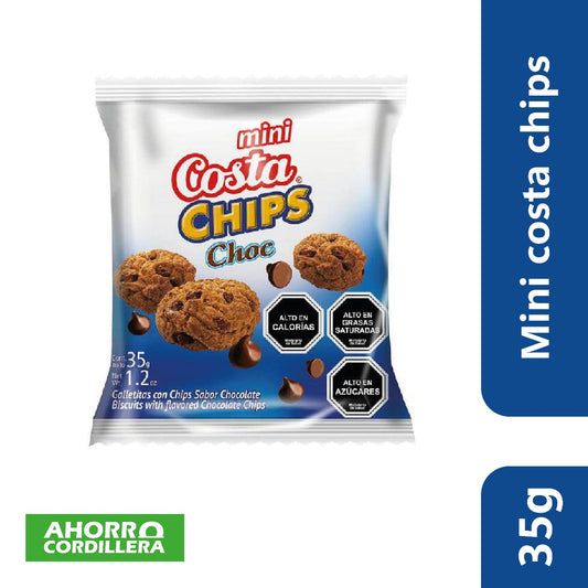 Galleta mini Chips Chocolate Costa 35 gr