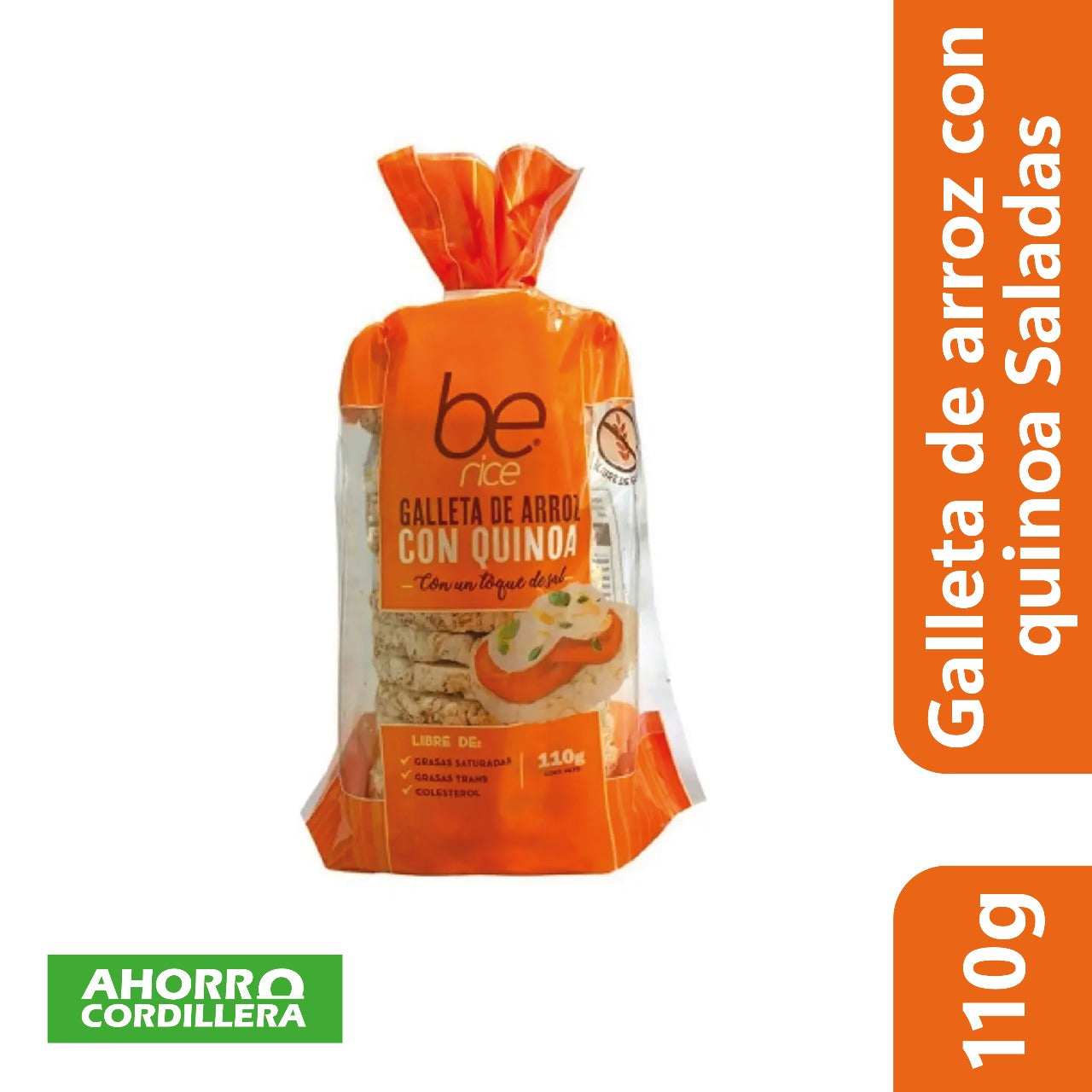 Galleta de Arroz Toque de sal Be Rice 110 gr