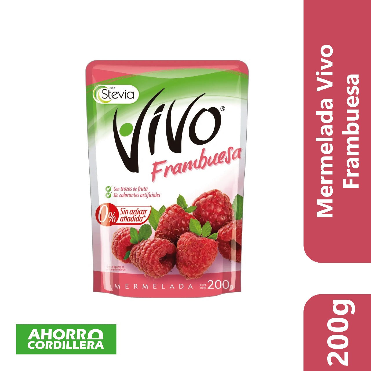 Mermelada Vivo Frambuesa 175 gr