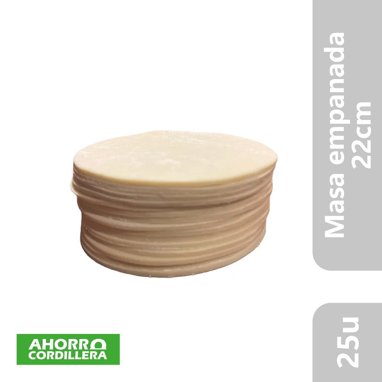 Masa Empanada 22 Cm 25 Unidades