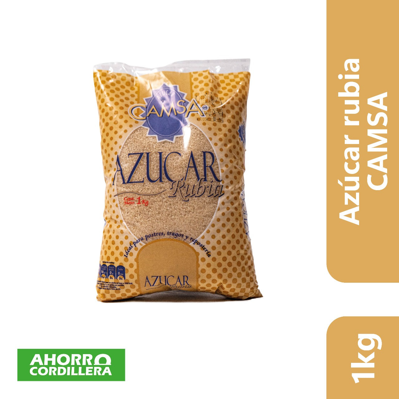 Azucar Rubia Camsa 1 Kg
