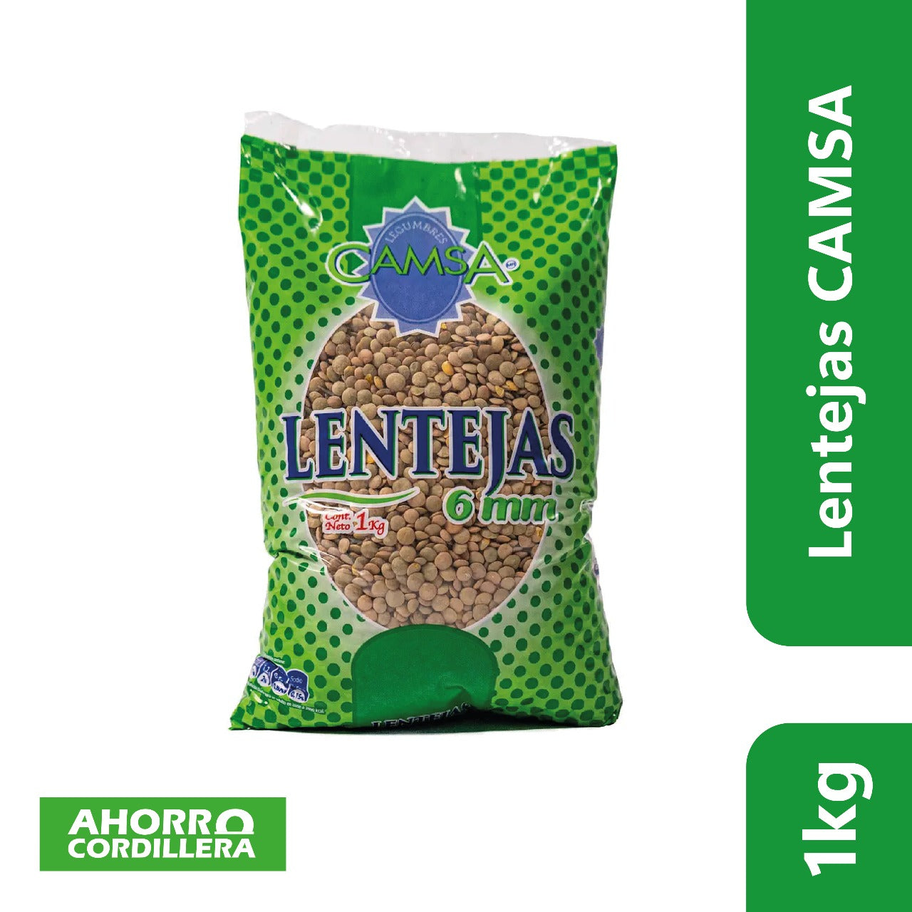 Lentejas 6 mm Camsa 1 Kg