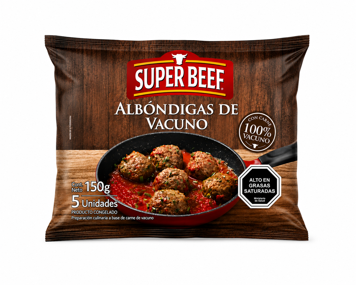 Albondigas de Vacuno Super Beef 150 gr