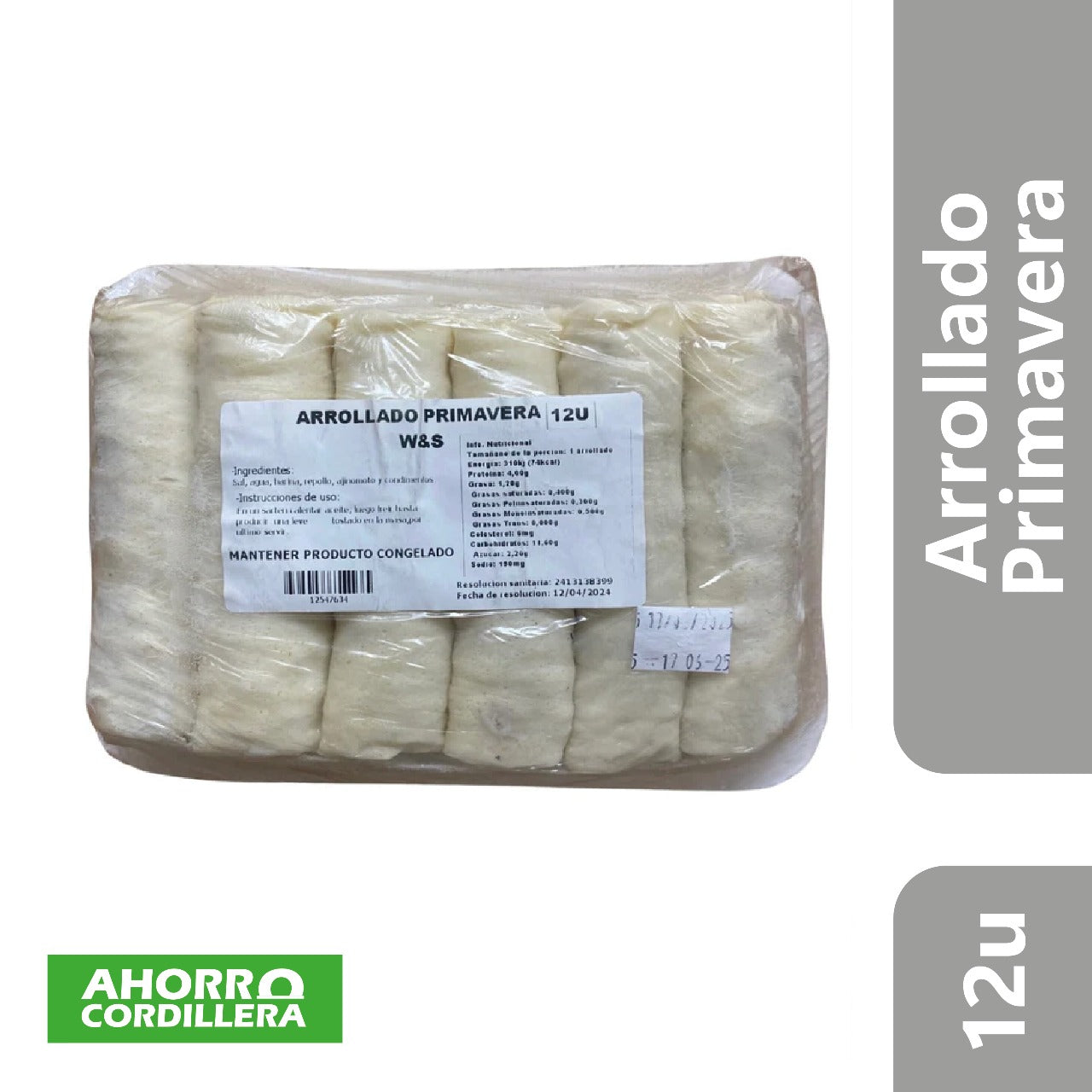 Arrollado Primavera  W&S 12 Unidades