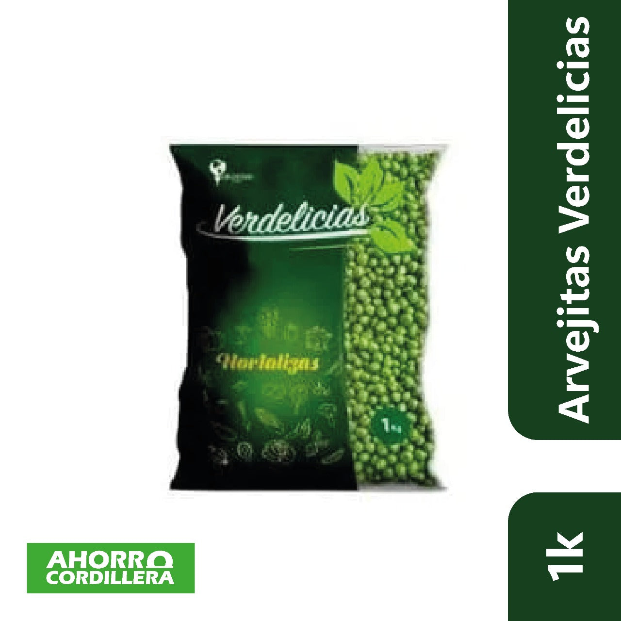 Arvejas congeladas Verdelicias 1 kg